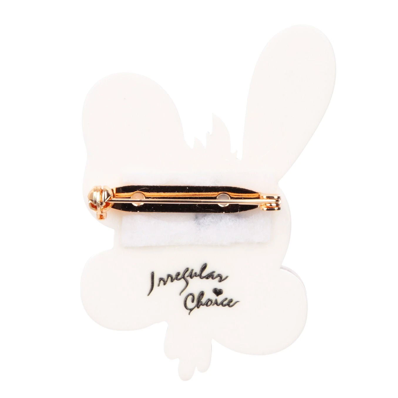 Irregular Choice Busted Bears Battered Bunny Brooch Irregular Choice Busted Bears Battered Bunny Brooch -Fable England shop BatteredBunnyBR2