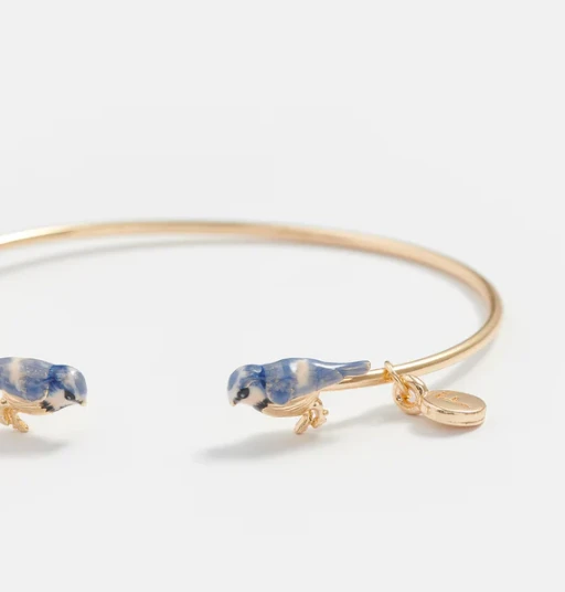 Fable England Blue Tit Bangle