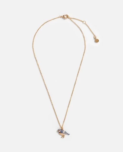 Fable England Blue Tit Short Necklace Fable England Blue Tit Short Necklace -Fable England shop BlueTitNL2
