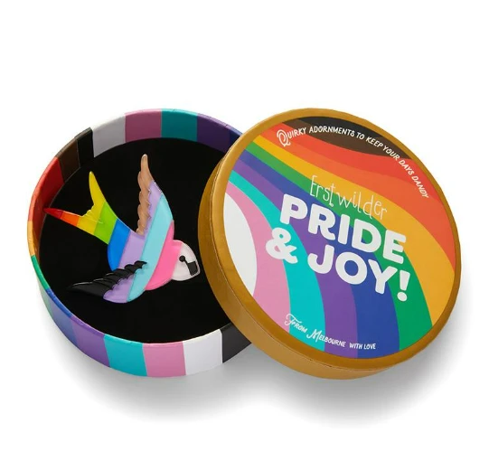 Erstwilder Pride and Joy Bluebird of Happiness For All Brooch Erstwilder Pride And Joy Bluebird Of Happiness For All Brooch -Fable England shop Bluebird2