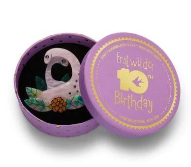 Erstwilder 10th BD Bronte And Bub Brooch Erstwilder 10th BD Bronte And Bub Brooch -Fable England shop BronteAndBub2