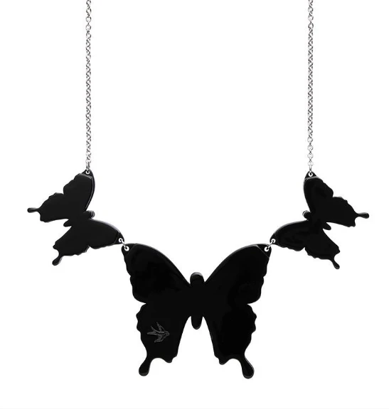 Erstwilder Melanie Hava Butterfly Gunggamburra Necklace Erstwilder Melanie Hava Butterfly Gunggamburra Necklace -Fable England shop ButterflyNL4