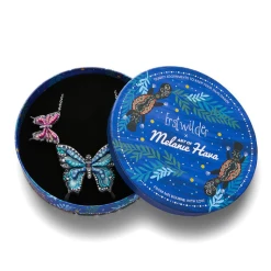Erstwilder Melanie Hava Butterfly Gunggamburra Necklace 3 Erstwilder Melanie Hava Butterfly Gunggamburra Necklace -Fable England shop ButterflyNL5
