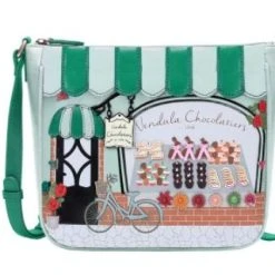 Vendula Mint Chocolatier Square Crossbody Bag