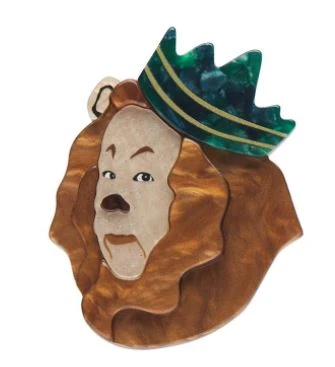 Erstwilder Wizard Of Oz Cowardly Lion Brooch 1 Erstwilder Wizard Of Oz Cowardly Lion Brooch