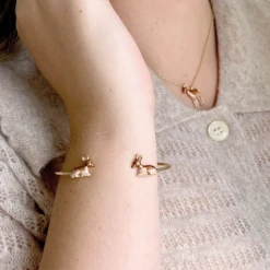 Fable England Fawn Bangle -Fable England shop FawnBracelet2