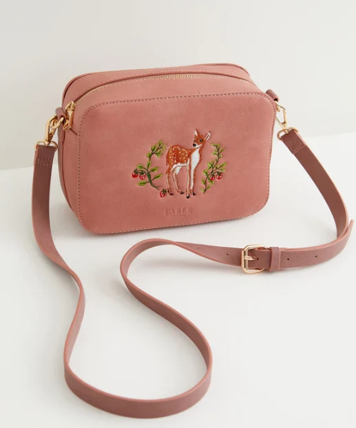 Fable England Fawn Embroidered Camera Bag 1 Fable England Fawn Embroidered Camera Bag