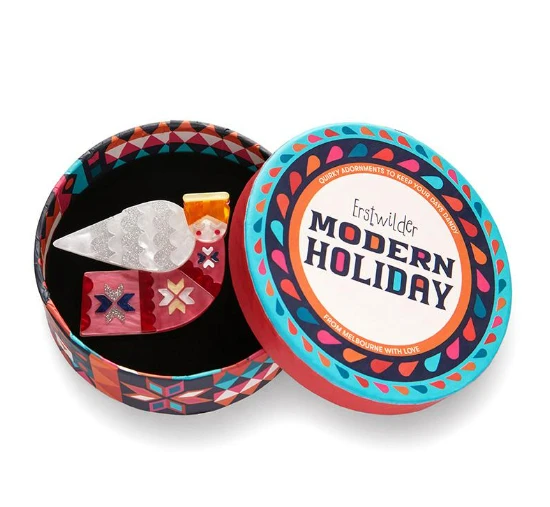 Erstwilder Modern Holiday Holy Herald Brooch Erstwilder Modern Holiday Holy Herald Brooch -Fable England shop HolyHerald3