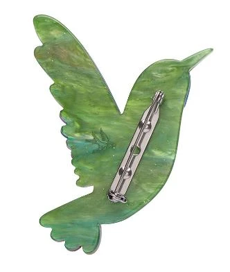 Erstwilder Pete Cromer Wildlife The Hardworking Hummingbird Brooch 2 Erstwilder Pete Cromer Wildlife The Hardworking Hummingbird Brooch - Image 2