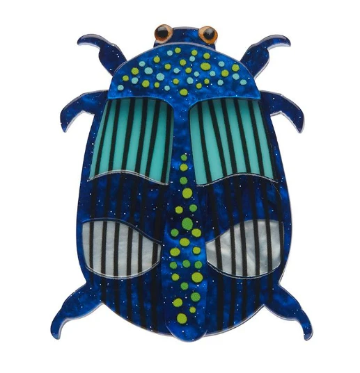 Erstwilder Jocelyn Proust A Jewel Among Beetles Brooch Erstwilder Jocelyn Proust A Jewel Among Beetles Brooch -Fable England shop JewelBettle1