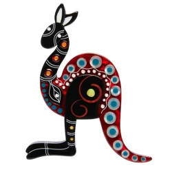 Erstwilder Melanie Hava Kangaroo Yuri Brooch