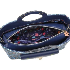 Vendula Piggy Bank Large Cutout Handle Tote -Fable England shop LgCutout7