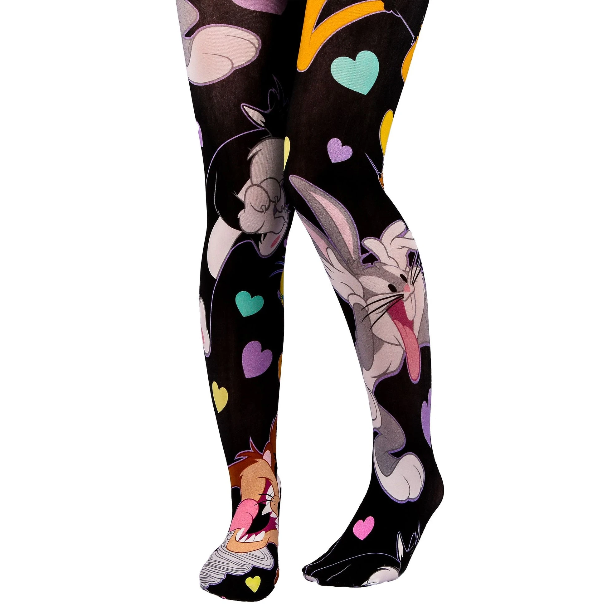 Irregular Choice Looney Tunes Looney Love Tights Irregular Choice Looney Tunes Looney Love Tights -Fable England shop LooneyLoveTights1