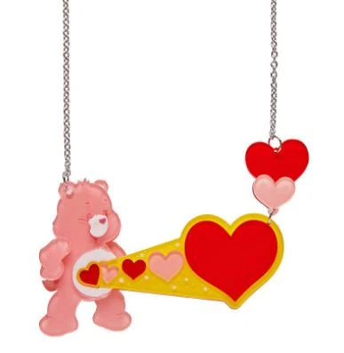 Erstwilder Care Bears 2 Lots Of Love Necklace Erstwilder Care Bears 2 Lots Of Love Necklace -Fable England shop LotsOfLoveNL1