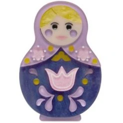 Erstwilder 10th BD Matryoshka Memories Toy Brooch