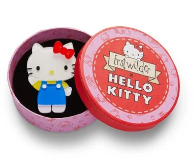 Erstwilder Sanrio Meet Kitty White Brooch 2 Erstwilder Sanrio Meet Kitty White Brooch - Image 2