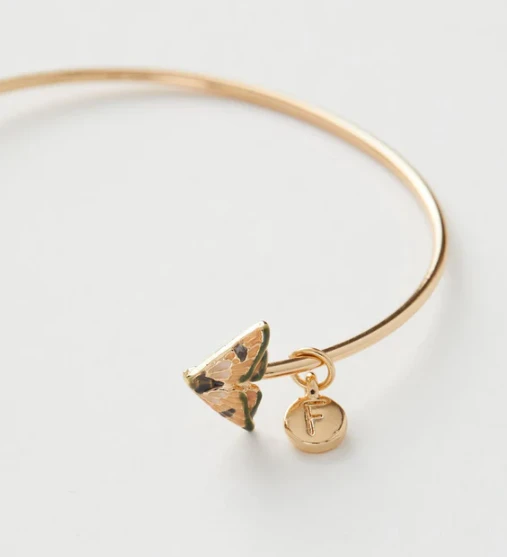 Fable England Enamel Moth Bangle Fable England Enamel Moth Bangle -Fable England shop MothBG2