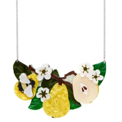 Erstwilder Botanical Fruit Compare The Pear Statement Necklace