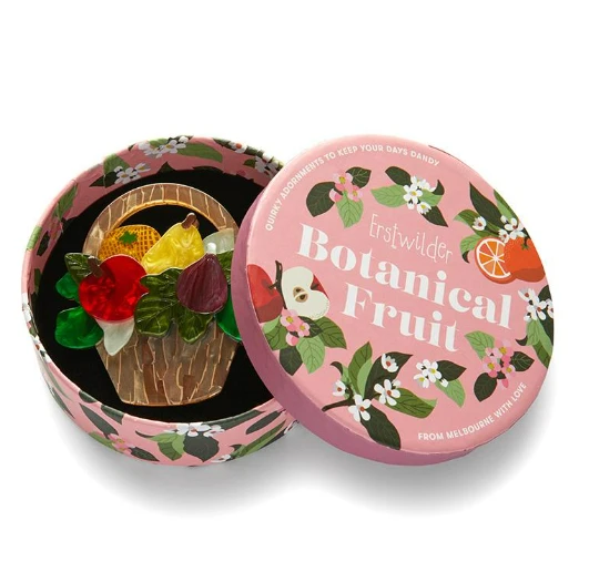 Erstwilder Botanical Fruit Picnic Party Starter Brooch - Image 2