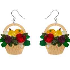 Erstwilder Botanical Fruit Picnic Party Starter Drop Earrings