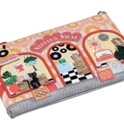 Vendula Vinyl Pouch Bag -Fable England shop Pouch4