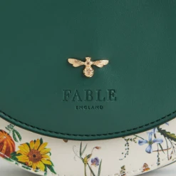 Fable England Pumpkin Green Saddle Bag -Fable England shop PumpkinSaddle4