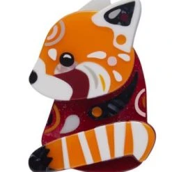 Erstwilder Pete Cromer Wildlife The Rakish Red Panda Brooch