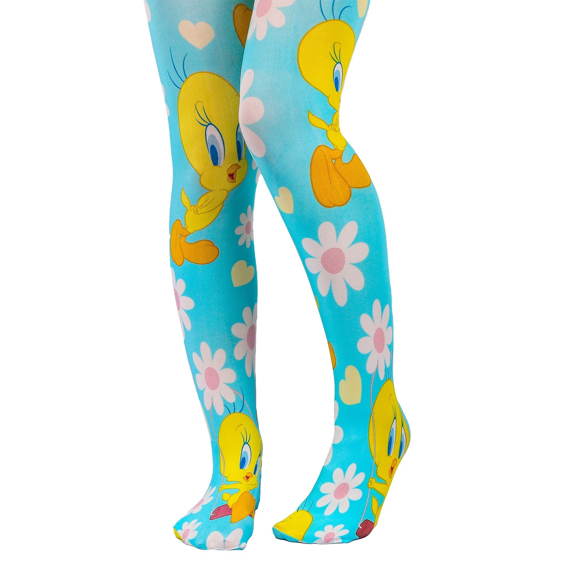 Irregular Choice Looney Tunes Tweety Bird Tights Irregular Choice Looney Tunes Tweety Bird Tights -Fable England shop TweetyBirdTights