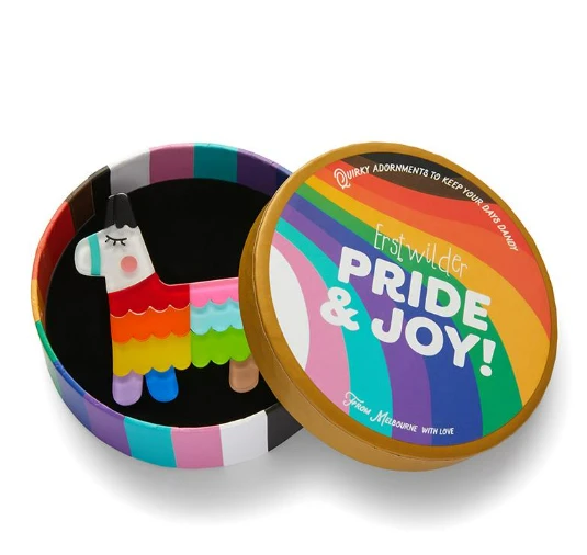 Erstwilder Pride and Joy Viva Pride Pinata Brooch Erstwilder Pride And Joy Viva Pride Pinata Brooch -Fable England shop VivaPinata3