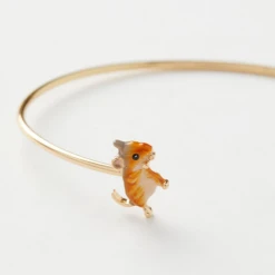 Fable England Enamel Vole Bangle -Fable England shop VoleBG3