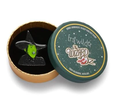 Erstwilder Wizard Of Oz Wicked Witch of the West Brooch Erstwilder Wizard Of Oz Wicked Witch Of The West Brooch -Fable England shop WickedWitch2